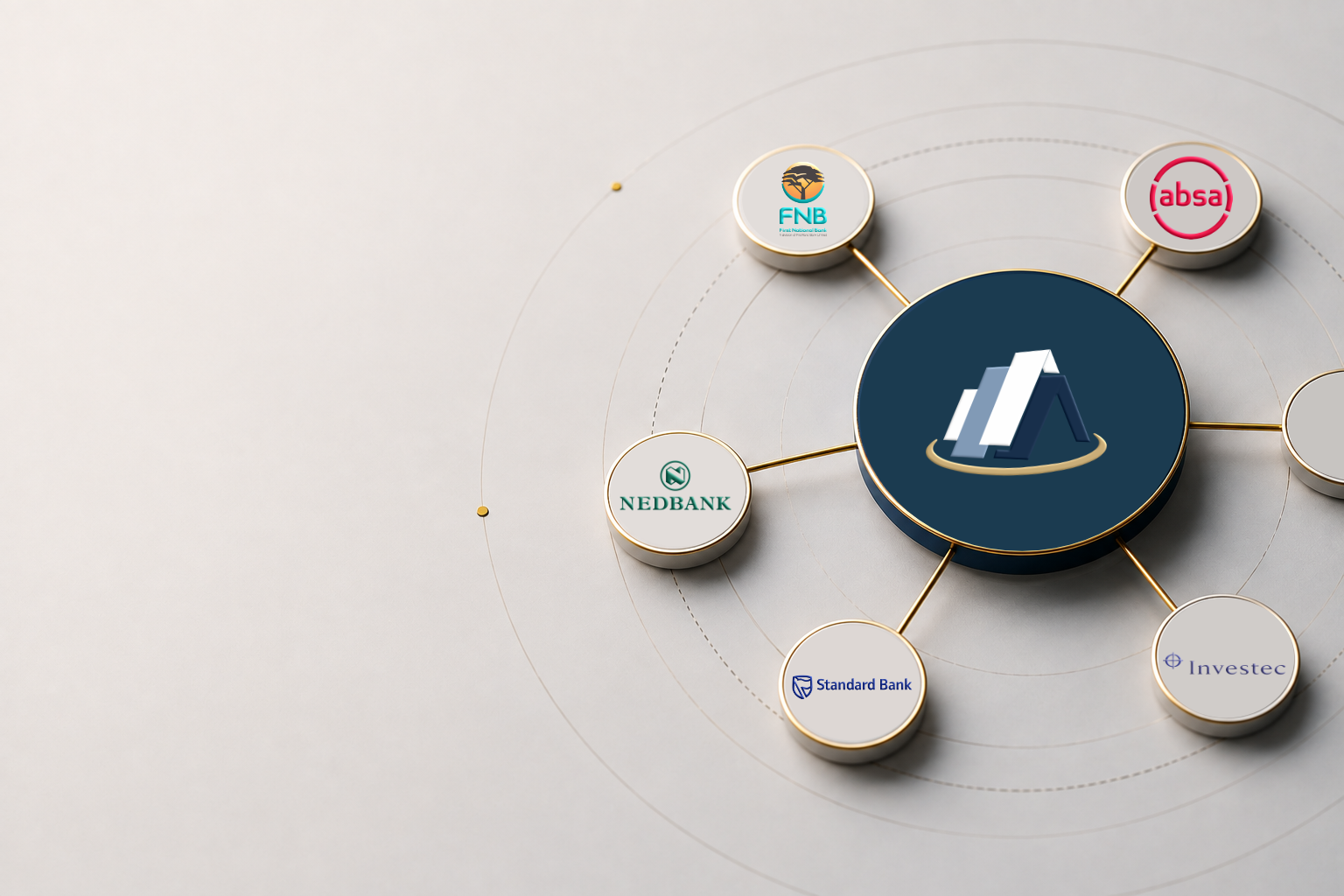 Bond Match connected to South Africa's major lenders — FNB, Absa, Nedbank, Standard Bank and Investec.